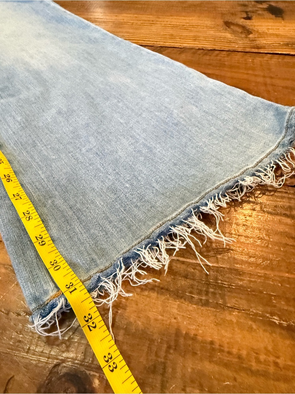 Pilcro Light Blue Wide-Leg Jeans - Picture 8 of 11